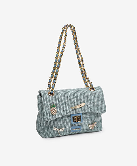 Kadın Mavi Çapraz Çanta