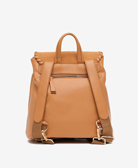 Kadın Taba Hakiki Deri Sırt Çantası