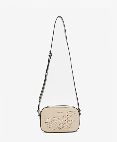 Kadın Açık Bej Çapraz Çanta