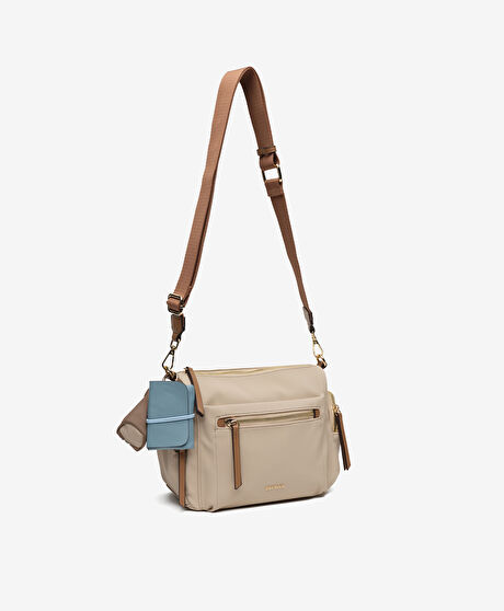 Kadın Bej Çapraz Çanta