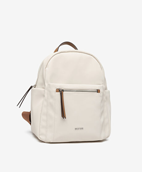 Kadın Ekru Sırt Çantası