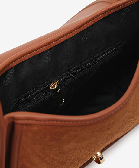 Kadın Taba Hakiki Deri Çapraz Çanta