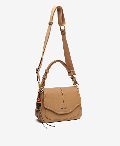 Kadın Koyu Bej Çapraz Çanta