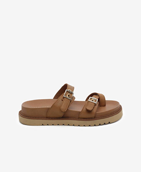 Kadın Taba Hakiki Deri Terlik