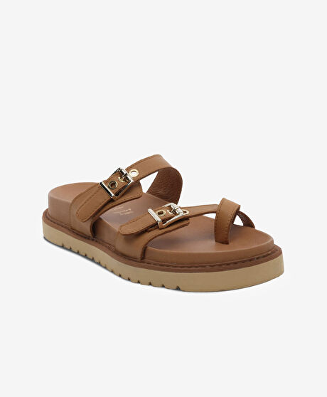 Kadın Taba Hakiki Deri Terlik