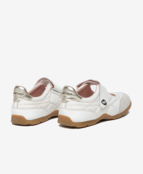 Kadın Beyaz Altın Hakiki Deri Comfort Ayakkabı