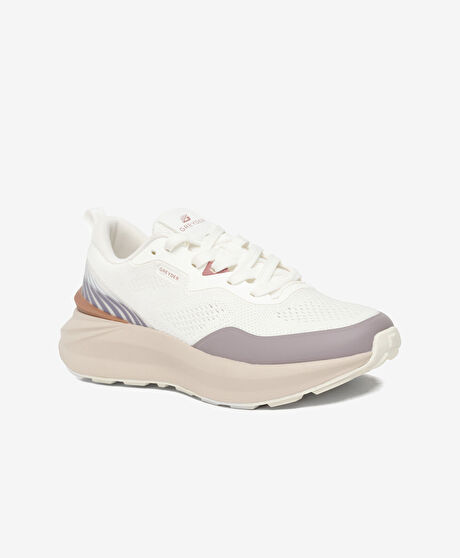 Kadın Beyaz Lila Spor Ayakkabı