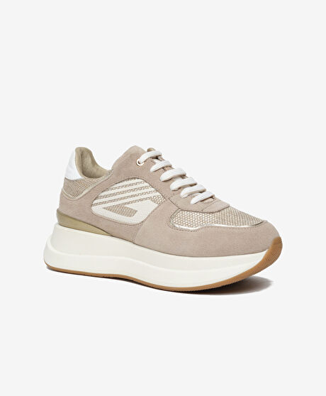 Kadın Vizon Hakiki Deri Günlük Spor Ayakkabı