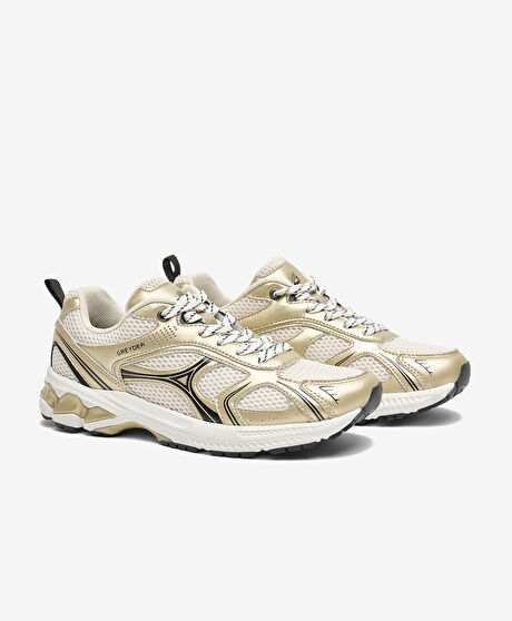 Kadın Altın Günlük Spor Ayakkabı