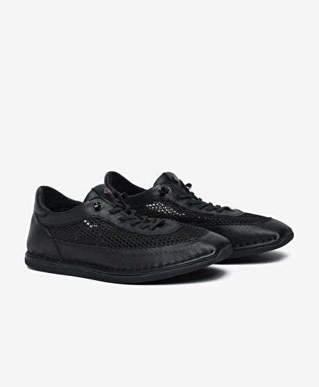 Kadın Siyah Hakiki Deri Casual Ayakkabı