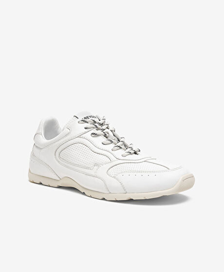 Kadın Beyaz Hakiki Deri Spor Ayakkabı