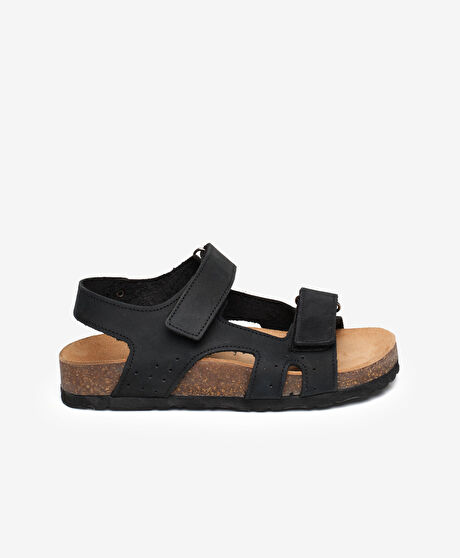 Erkek Çocuk Siyah Sandalet