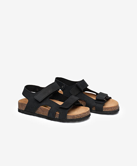 Erkek Çocuk Siyah Sandalet