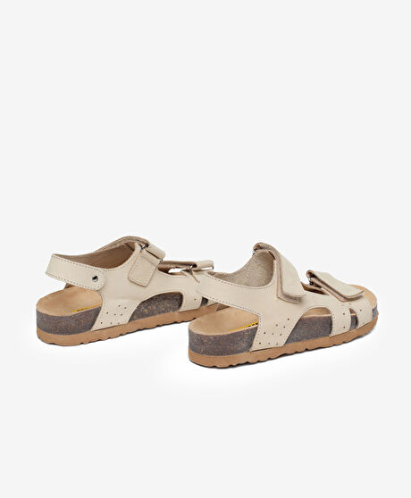 Erkek Çocuk Krem Sandalet