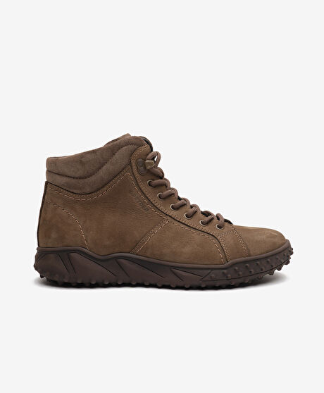 Erkek Duman Hakiki Deri Sneaker Bot