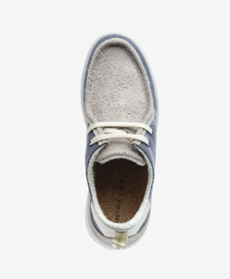 Erkek Mavi Hakiki Deri Casual Ayakkabı