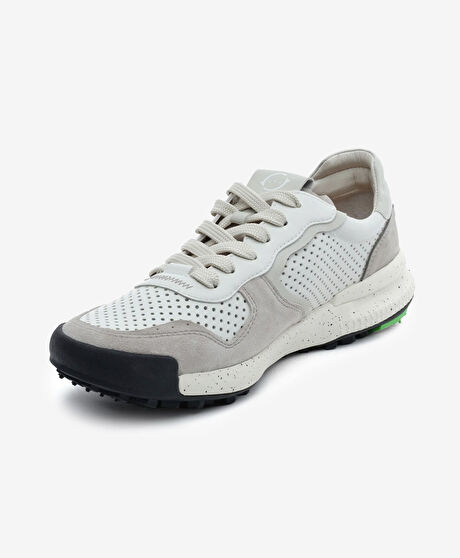 Erkek Açık Gri Hakiki Deri Spor Ayakkabı