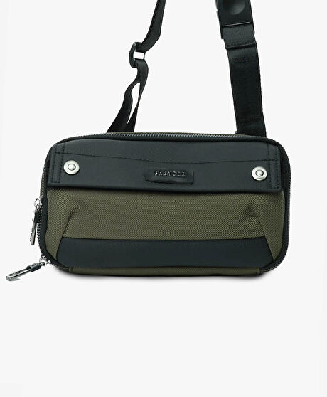 Erkek Haki Çapraz Çanta