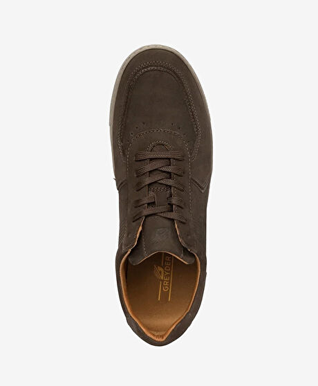 Erkek Kahverengi Hakiki Deri Comfort Ayakkabı