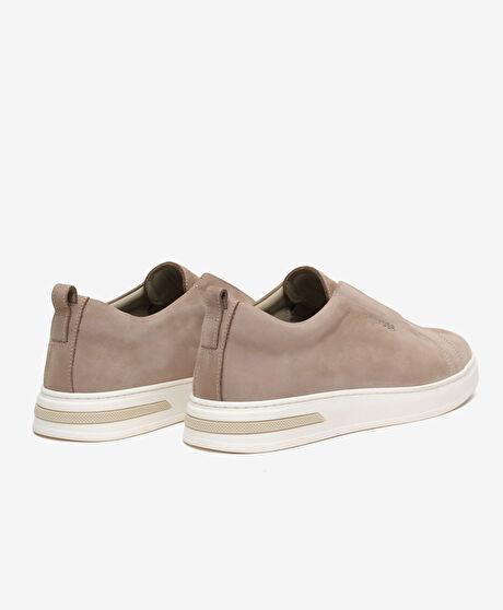 Erkek Hakiki Deri Vizon Sneaker Ayakkabı