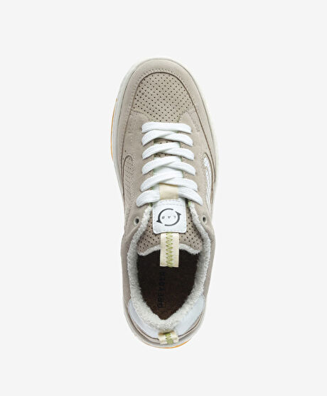 Kadın Kum Hakiki Deri Sneaker Ayakkabı