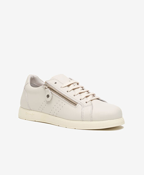 Kadın Kirli Beyaz Sneaker Ayakkabı