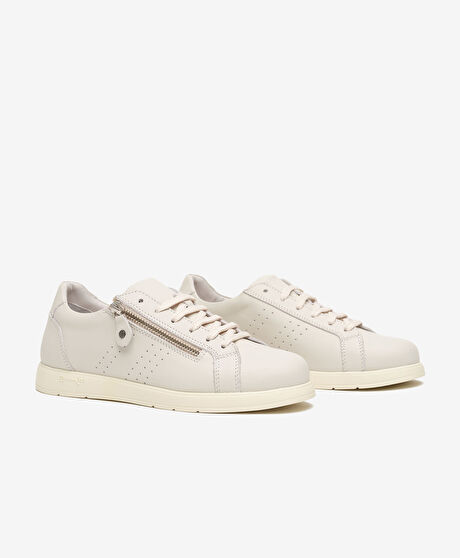 Kadın Kirli Beyaz Sneaker Ayakkabı