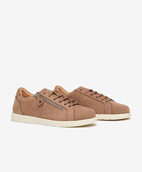 Kadın Vizon Nubuk Sneaker Ayakkabı