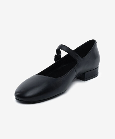 Kadın Siyah Hakiki Deri Klasik Ayakkabı