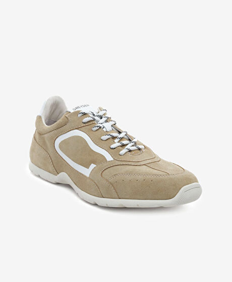 Kadın Bej Hakiki Deri Casual Ayakkabı