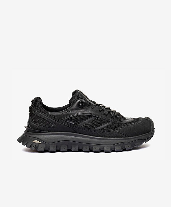 Erkek Siyah Hakiki Deri Su Geçirmez Outdoor Ayakkabı