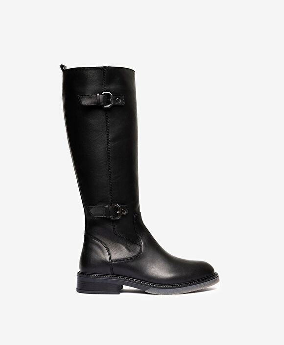 Kadın Siyah Hakiki Deri Çizme