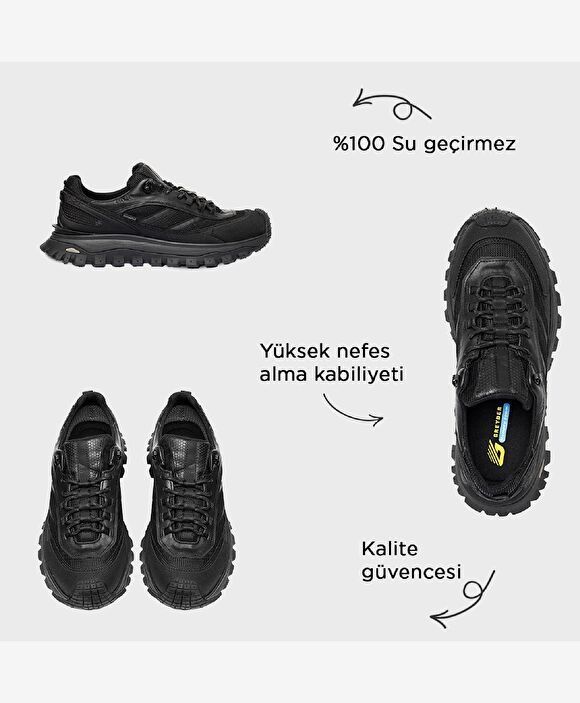 Siyah Su Geçirmez Outdoor Ayakkabı