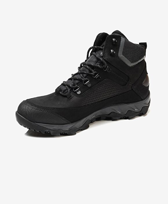 Erkek Siyah Hakiki Deri Su Geçirmez Outdoor Bot