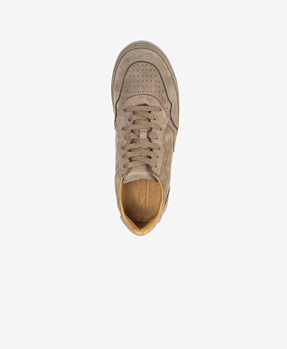 Erkek Vizon Hakiki Deri Sneaker Ayakkabı 3K1SA62609