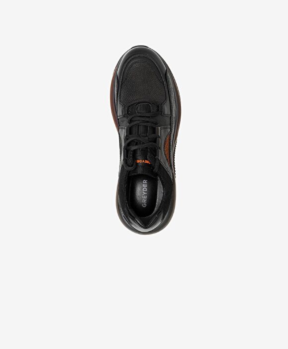 Erkek Siyah Süet Hakiki Deri Sneaker Ayakkabı