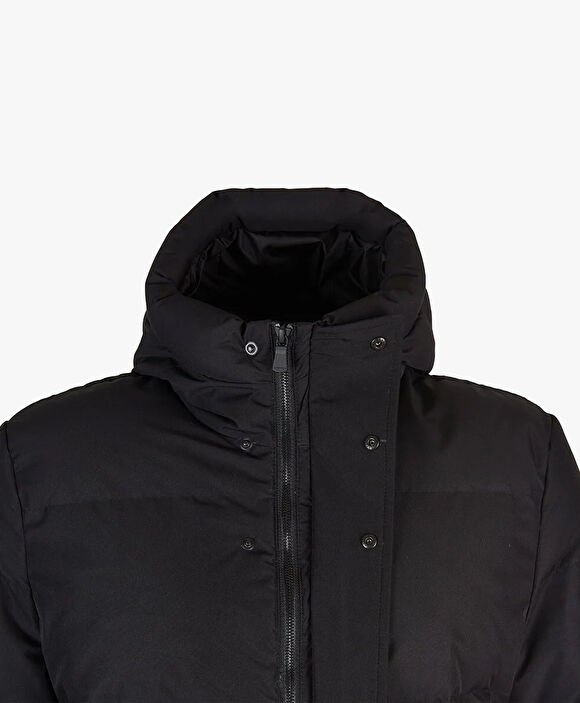 Erkek Siyah Kaz Tüyü Su İtici Mont 3K1TM83505