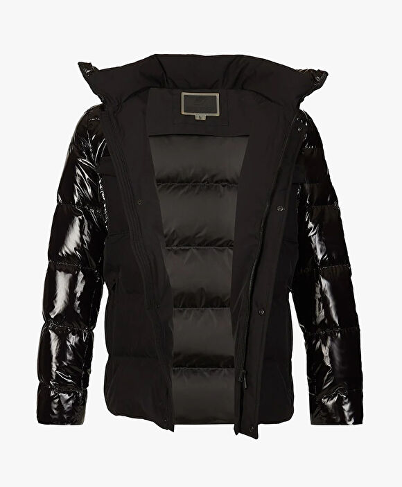 Erkek Siyah Kaz Tüyü Su İtici Mont 3K1TM83507