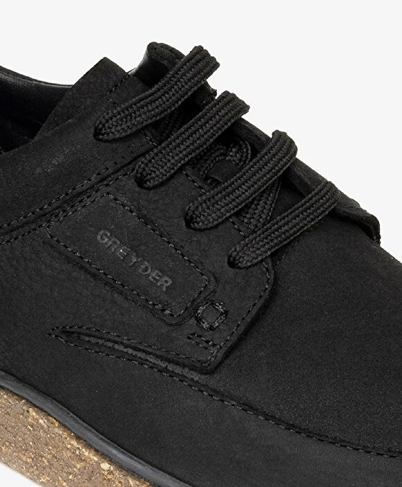 Erkek Siyah Hakiki Deri Comfort Ayakkabı