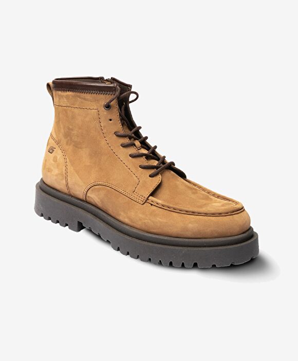 Erkek Deve Tüyü Hakiki Deri Casual Bot