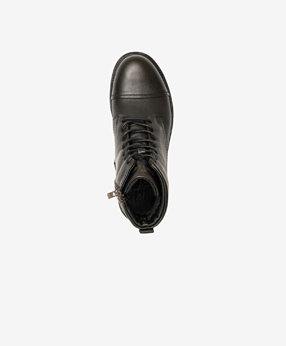 Erkek Yeşil Hakiki Deri Casual Bot