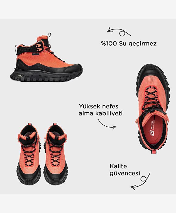 Kadın Pembe Su Geçirmez Outdoor Bot