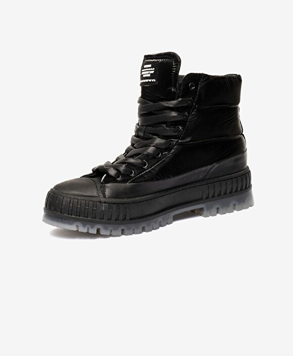 Kadın Siyah Hakiki Deri Sneaker Bot