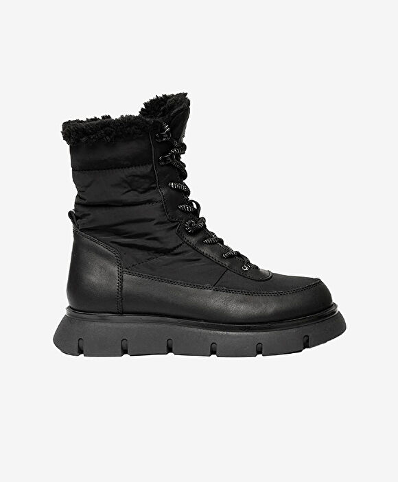 Kadın Siyah Hakiki Deri Casual Bot