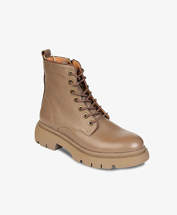 Kadın Boz kahve Hakiki Deri Casual Bot