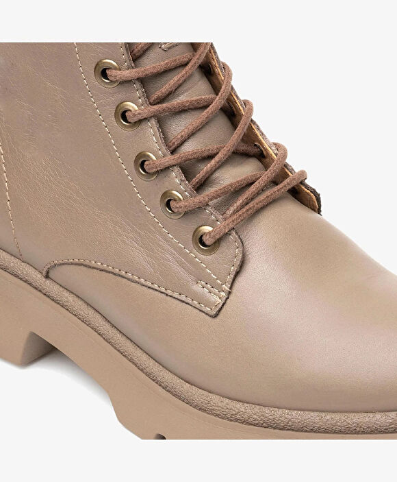 Kadın Boz kahve Hakiki Deri Casual Bot