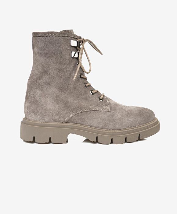 Kadın Vizon Hakiki Deri Military Bot