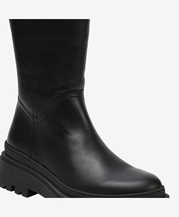 Kadın Siyah Hakiki Deri Çizme