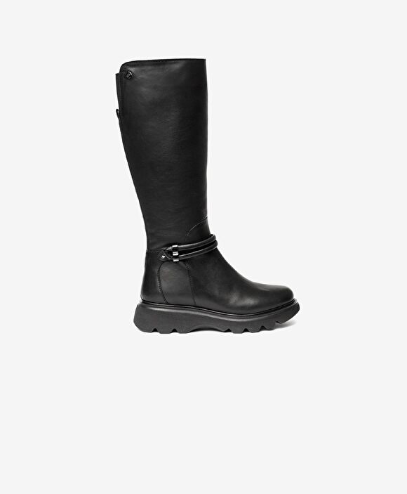 Kadın Siyah Hakiki Deri Çizme