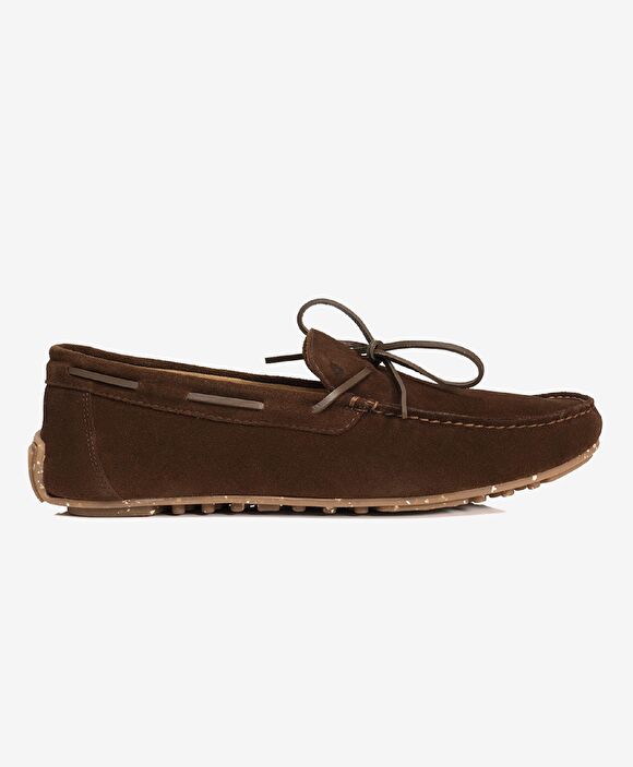 Erkek Tütün Hakiki Deri Loafer Ayakkabı